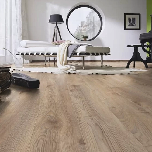 ДУБ МАКРО БЕЖЕВЫЙ ЛАМИНАТ  KRONOTEX  MAMMUT ламинат для пола